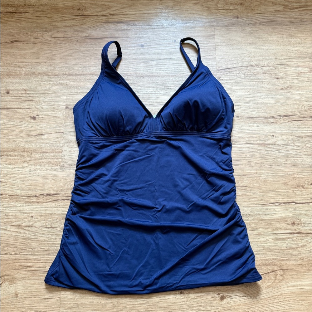 Tommy Bahama Navy Blue Tankini Top